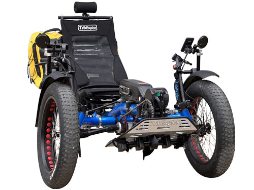 Trikexplor AWD F320E: No-Pedal All-Terrain Electric Trike 150km