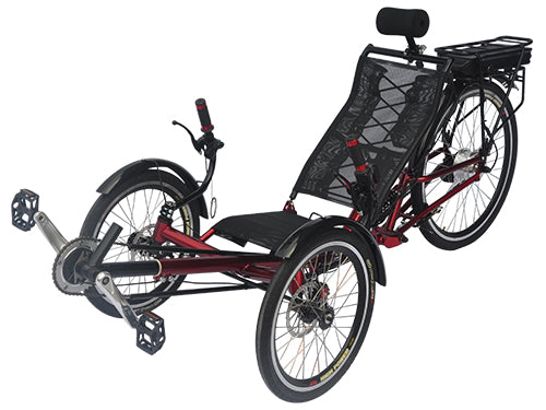 M-009F Foldable Recumbent Trike with Rear Suspension– TrikExplor