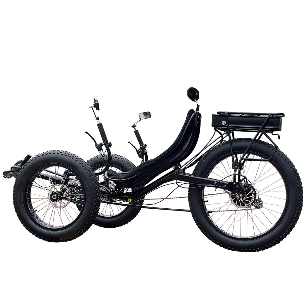 Fat tire folding electric recumbent tricycle deals
