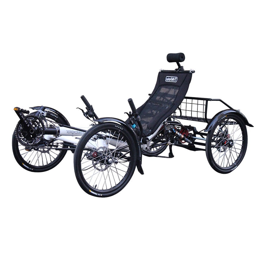 TrikExplor 420 and 420E commuter recumbent quad