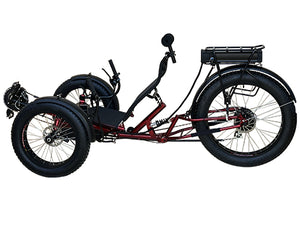 OFF Road Rear Suspension Fat Tire Recumbent Trike M-F009F