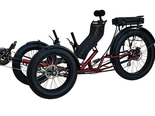 OFF Road Rear Suspension Fat Tire Recumbent Trike M-F009F