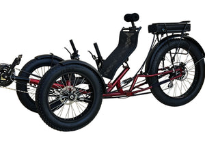 OFF Road Rear Suspension Fat Tire Recumbent Trike M-F009F