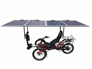 TrikExplor 320E Solar Electric Recumbent Trike with 48V 400W Solar