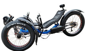 Rugged Terrain Fat Trie Recumbent Trike-F326E