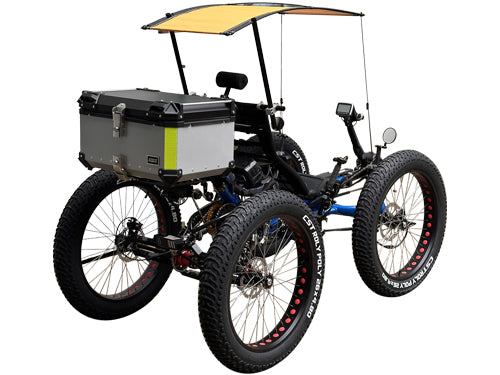 4WD Electric Off-road Fat Tire Recumbent Quad F426E– TrikExplor