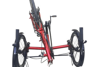 3 wheeled recumbent bicycle Entry-level Folding Suspension Recumbent Trike– TrikExplor