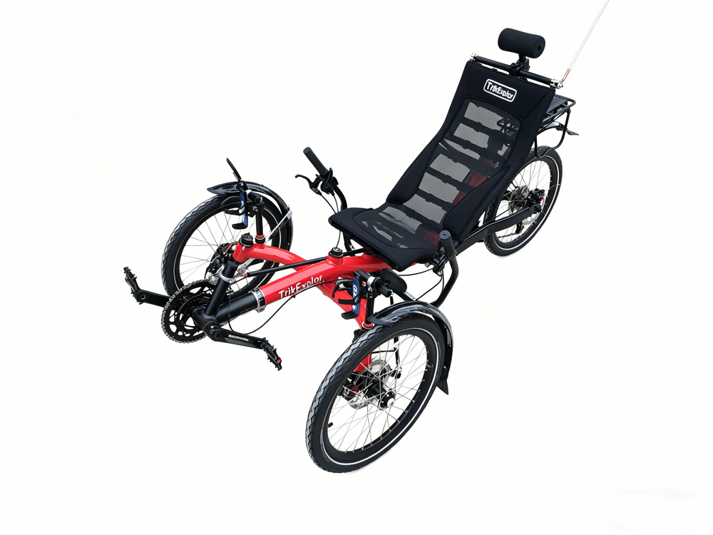 TrikExplor Rear Suspension Recumbent Trike