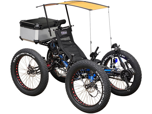 4WD Electric Off-road Fat Tire Recumbent Quad F426E– TrikExplor