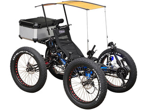 electric recumbent bicycle for sale 4WD Electric Off-road Fat Tire Recumbent Quad F426E– TrikExplor