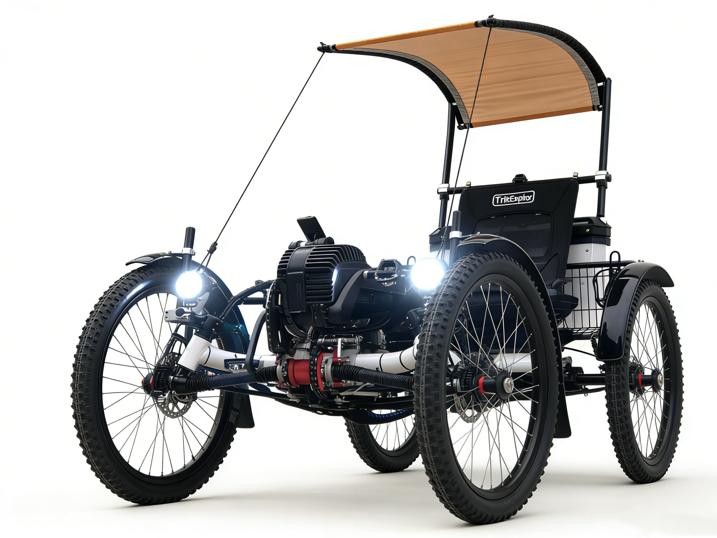 Official TrikExplor Sun & Rain Canopy – Exclusive Accessory for