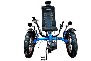 TrikExplor F326E Low-Profile Fat Tire Recumbent Trike