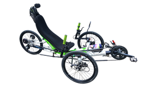 [4WD Off-Road Recumbent Quad-F426E] - TrikExplor AWD Fat Tire Recumbent Quad