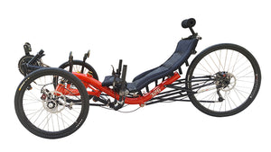 [4WD Off-Road Recumbent Quad-F426E] - TrikExplor AWD Fat Tire Recumbent Quad
