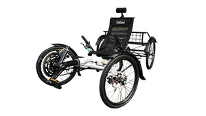 [4WD Off-Road Recumbent Quad-F426E] - TrikExplor AWD Fat Tire Recumbent Quad