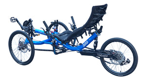 [4WD Off-Road Recumbent Quad-F426E] - TrikExplor AWD Fat Tire Recumbent Quad