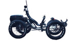 [4WD Off-Road Recumbent Quad-F426E] - TrikExplor AWD Fat Tire Recumbent Quad