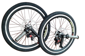 Recumbent Trike or Other Tadpole Trikes'Wheels with shaft and Disc Brakes-20 inch