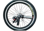Recumbent Trike or Other Tadpole Trikes'Wheels with shaft and Disc Brakes-20 inch