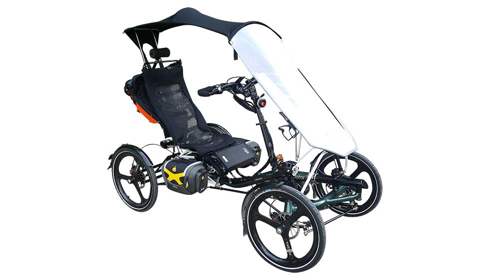 TrikExplor H420E | High-Visibility 4-Wheel Commuter Quad for Safe City