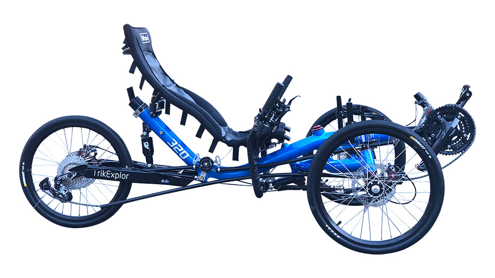 TrikExplor Rear Suspension Recumbent Trike